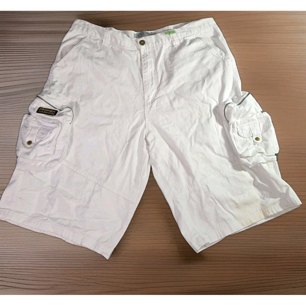Most Official Seven mens Sz 42  MO7 y2k baggy hip hop deadstock White Pockets